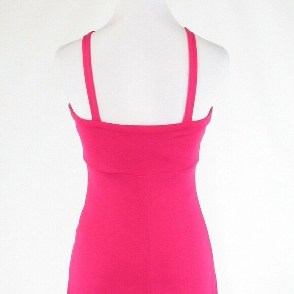 Pink CACHE asymmetrical hem dress S - Picture 8 of 8